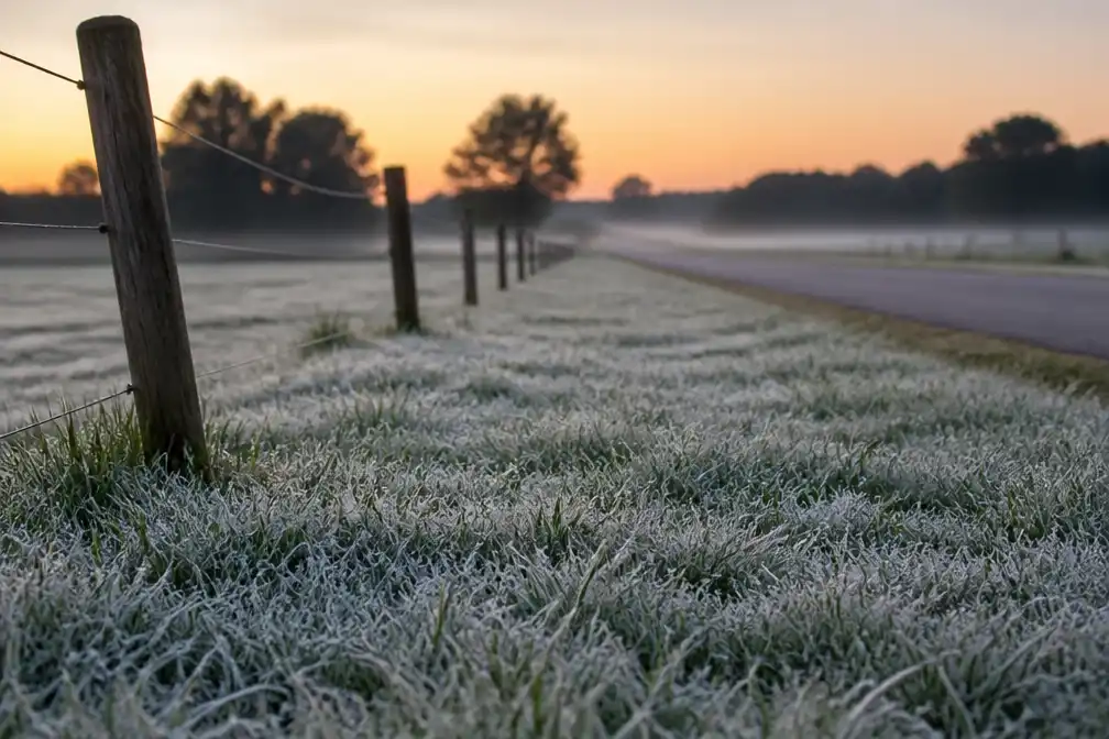 Zeldzame zomerse grondvorst gemeten in Twente