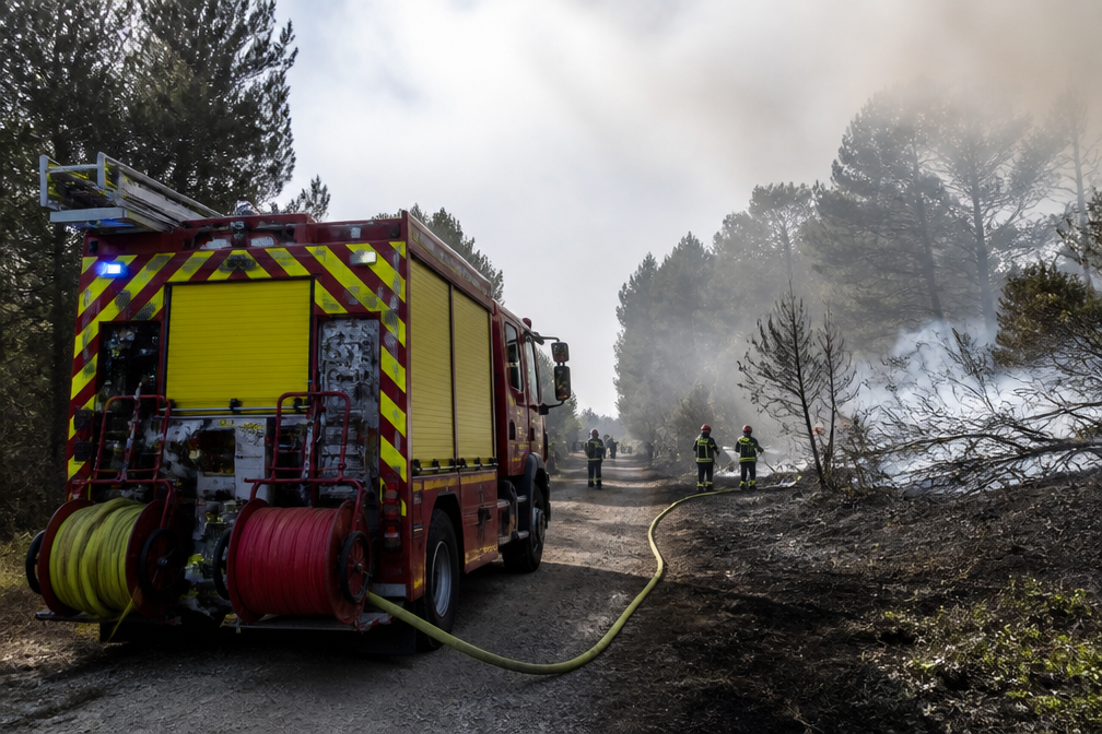 Twee brandweerlieden omgekomen bij brand nabij vliegveld Bordeaux
