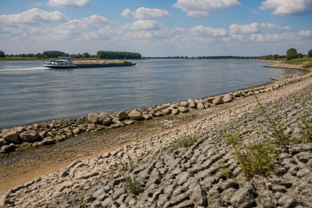 Rijnwaterafvoer stijgt, geeft meer ruimte in waterverdeling