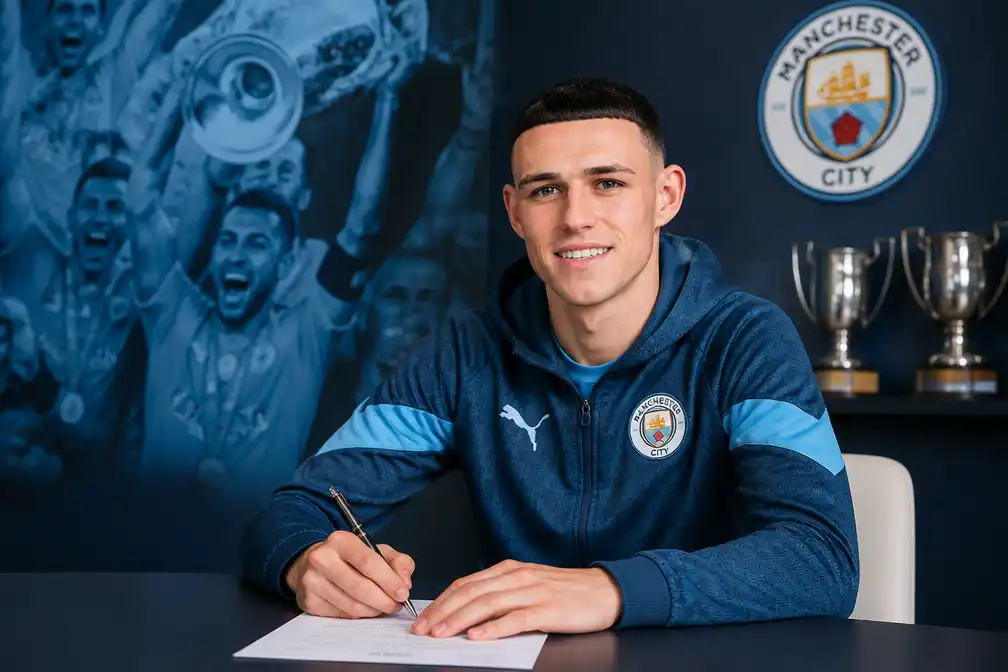 Phil Foden tekent nieuw vierjarig contract bij Manchester City tot 2030