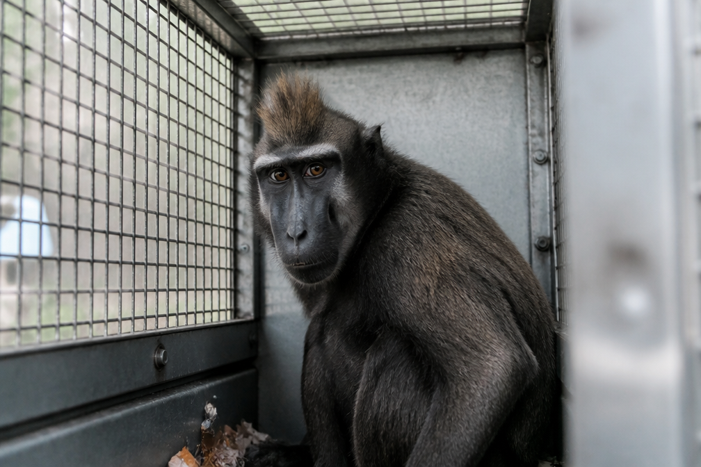 Ontsnapte aap na ruim een maand gevangen en terug in Beekse Bergen