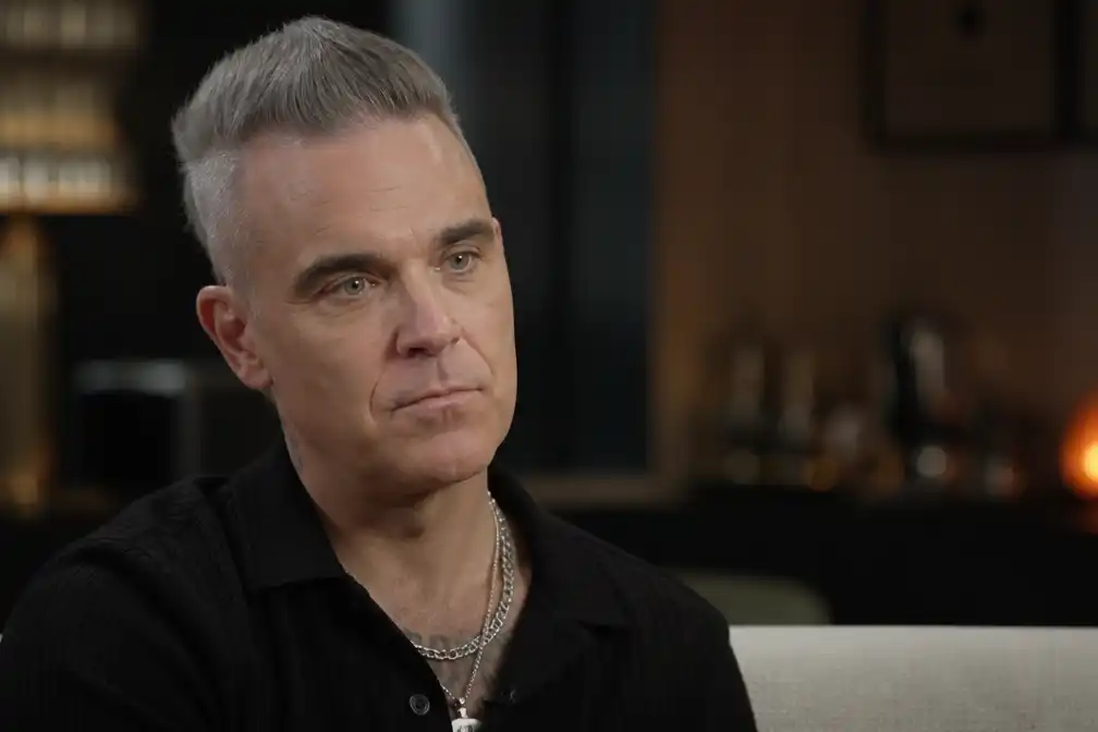 Robbie Williams: voorwerp dat uit mond viel tijdens Duits tv-interview was nicotinetablet