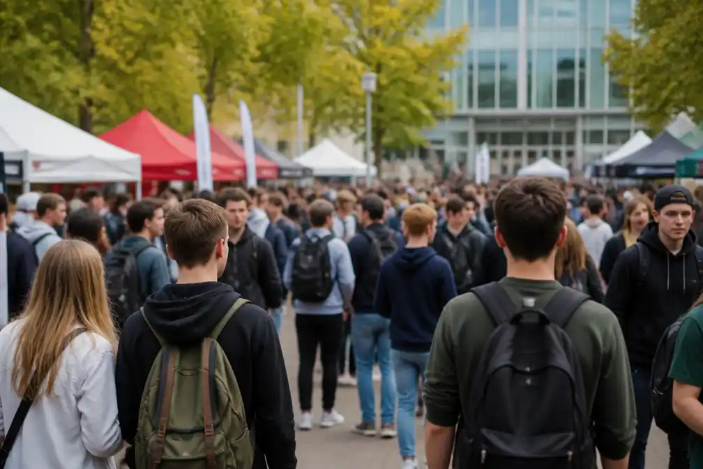 Omstreden rechts-nationalistische studentenclub per ongeluk toegelaten op intromarkt Nijmegen