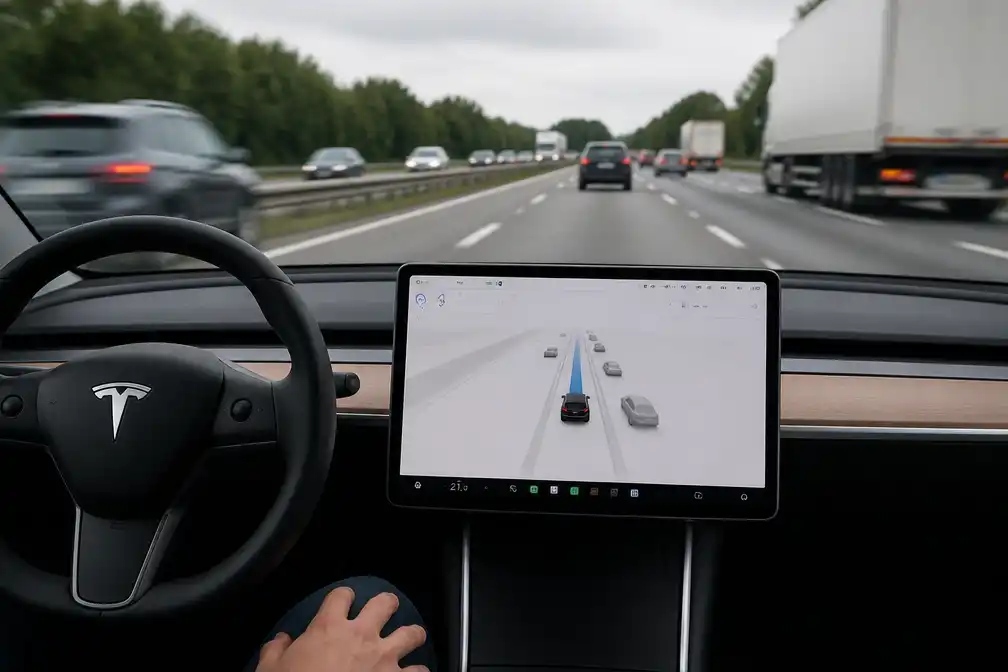Frankrijk verzet zich tegen EU-goedkeuring zelfrijhulpsysteem Tesla