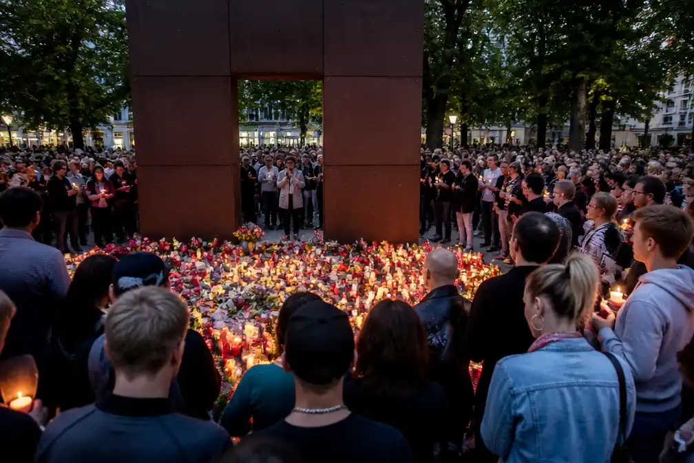 Duizenden bijeen in Amsterdam na aanslag Pride Berlijn