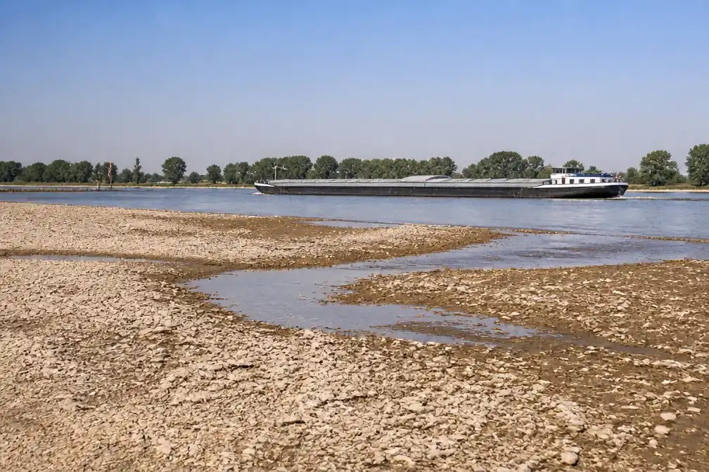 Rijn bij Lobith bereikt laagste waterstand ooit op 29 juli 2026