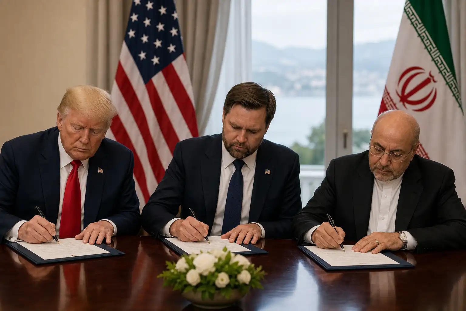 VS en Iran ondertekenen akkoord dat einde maakt aan conflict, Straat van Hormuz weer open