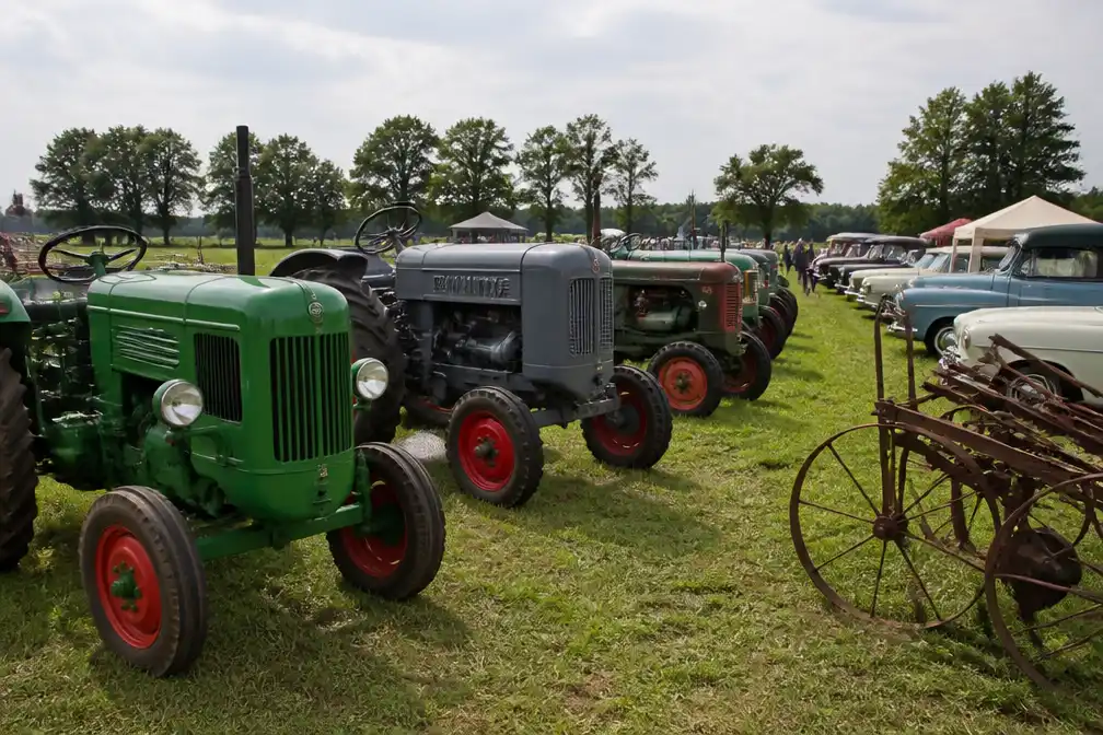 Oldtimershow Meerle Oogst anno 1965 steunt vereniging voor mensen met beperking
